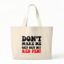 Funny teacher canvas bag