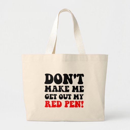 Funny teacher canvas bag