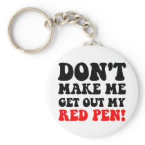 Funny teacher keychains