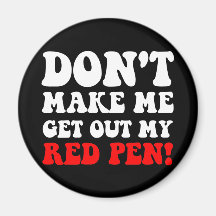 Funny teacher magnet