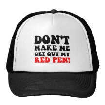 Funny teacher mesh hat
