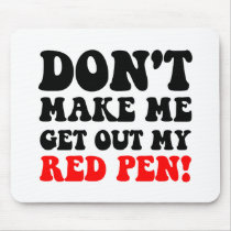 Funny teacher mouse mat