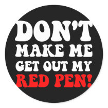 Funny teacher stickers