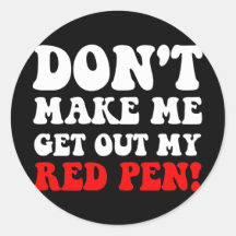 Funny teacher stickers