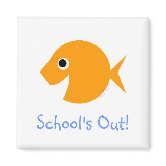 Funny Teacher's Collectible School Vacation magnet