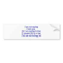 Funny Tee Bumper Stickers