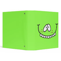 funny teeth smiley green notebook binders by dooni_notebooks funny teeth smiley green notebook binders