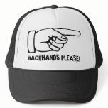 Funny Tennis Cap / Hat to practice backhands