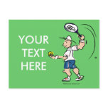 Funny tennis card for tennis player, dad, coach postcard