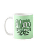 Funny text tweet retirement mugs