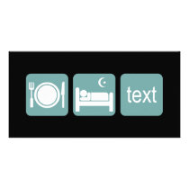 Funny texting personalized photo card