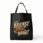Funny Thanksgiving Breast Man reusable tote bag bags