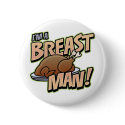 Funny Thanksgiving Breast Man T-Shirts buttons