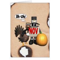 Funny Thanksgiving Card cards