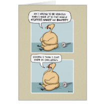 Funny Thanksgiving card: Turkey and Gravy by chuckink Funny Thanksgiving card: Turkey and Gravy