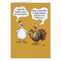Funny Thanksgiving Cards: Big Chicken cards