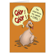 Funny Thanksgiving Cards: Chop-Chop