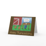 Funny Thanksgiving Cards: Turkey Taunt