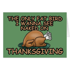 Funny thanksgiving greeting card