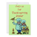Funny Thanksgiving invitation card