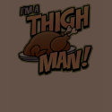 Funny Thanksgiving Thigh Man T-Shirts  by koncepts