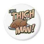 Funny Thanksgiving Thigh Man T-Shirts magnets