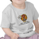 Funny Thanksgiving Turkey Baby T shirt