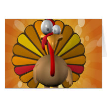 Funny Thanksgiving Turkey Card