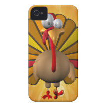 Funny Thanksgiving Turkey iPhone 4 Cover