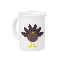 Funny Thanksgiving Turkey Pitcher