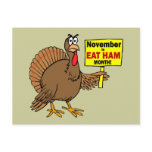 Funny Thanksgiving turkey Post Cards