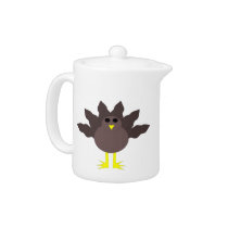 Funny Thanksgiving Turkey Teapot