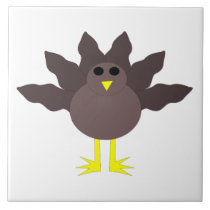 Funny Thanksgiving Turkey Tile