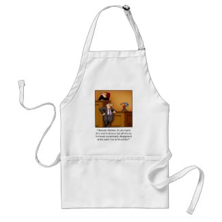 Funny Thanksgiving Turkey Trial! apron