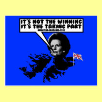 Funny Thatcher Falklands postcards