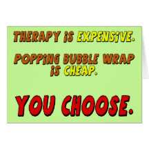 Gifts Cards  Women on Funny Therapy T Shirts Gifts Greeting Card