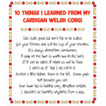 Funny Things I Learned From Cardigan Welsh Corgi Cut Outs