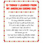 Funny Things I Learned From My American Eskimo Dog Photo Cut Out