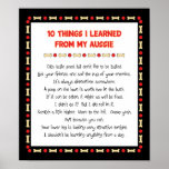 Funny Things I Learned From My Aussie Print