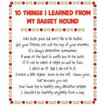 Funny Things I Learned From My Basset Hound Cut Outs
