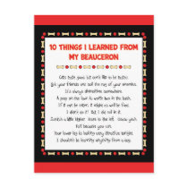 Funny Things I Learned From My Beauceron Post Card