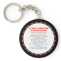 Funny Things I Learned From My Belgian Malinois Keychain