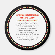 Funny Things I Learned From My Cane Corso Magnets