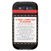 Funny Things I Learned From My Dachshund Galaxy S3 Covers