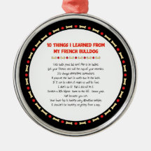 Funny Things I Learned From My French Bulldog Ornaments
