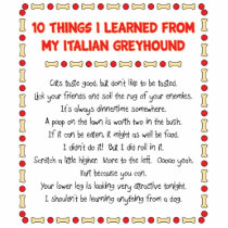 Funny Things I Learned From My Italian Greyhound Photo Cut Outs