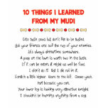 Funny Things I Learned From My Mudi t-shirts