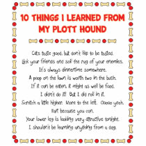 Funny Things I Learned From My Plott Hound Photo Sculpture