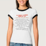 Funny Things I Learned From My Pug t-shirts