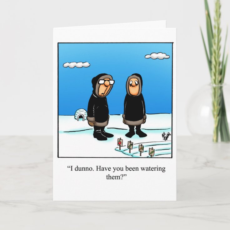 Funny Thinking Of You Greeting Card Humor Zazzle